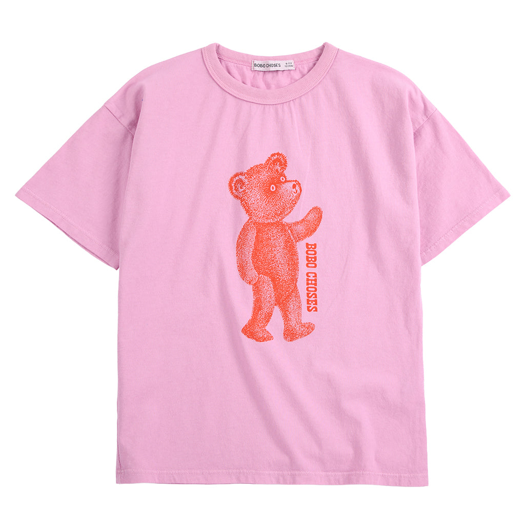 Bobo Choses Child T-shirt Softpaw Monster Print Pink