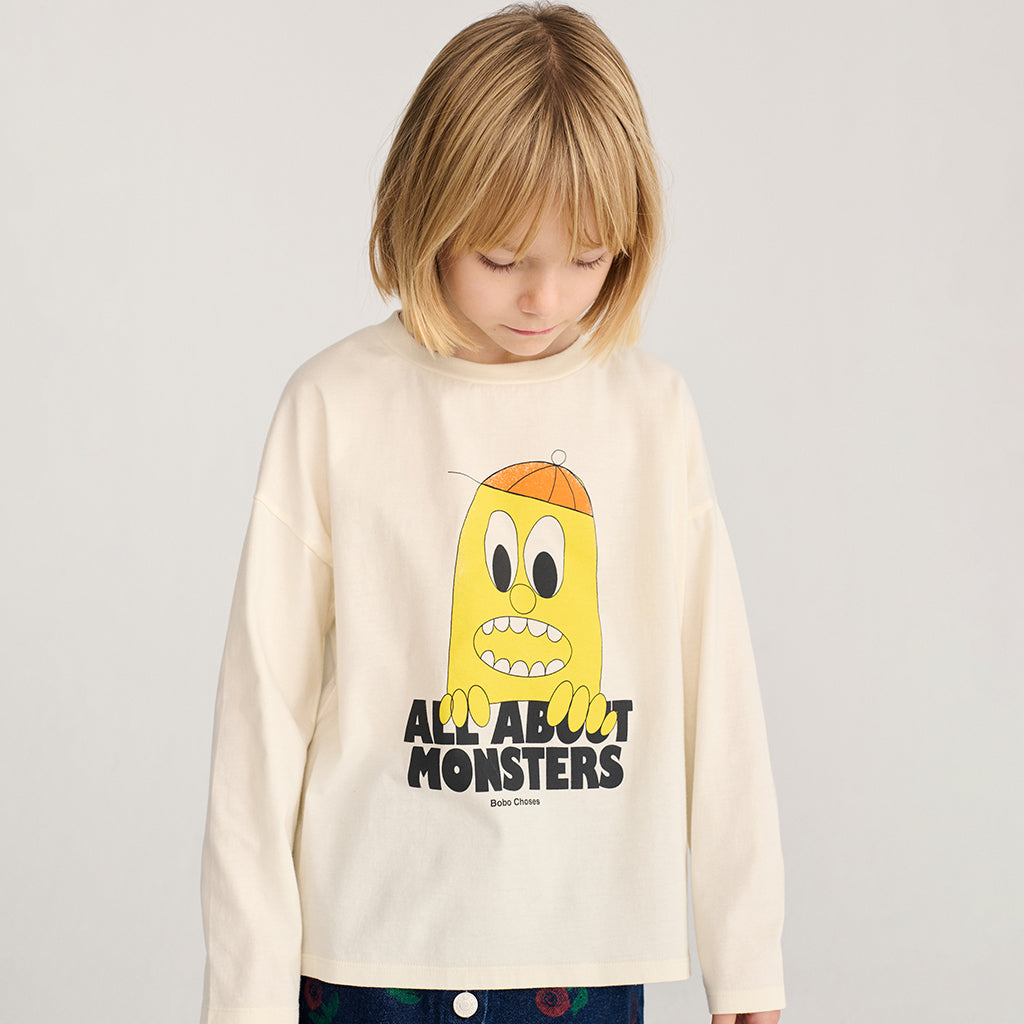 Bobo Choses Child T-shirt Bigtooth Lemon Print Cream