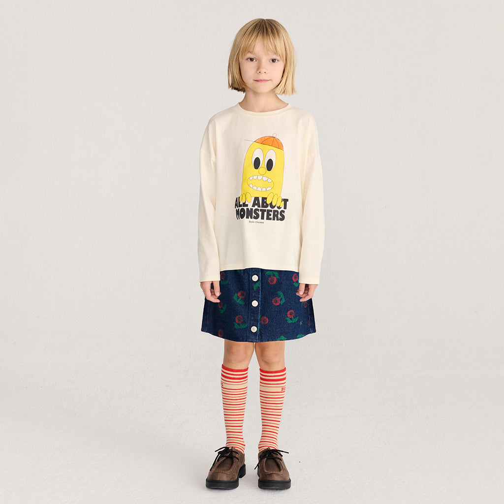 Bobo Choses Child T-shirt Bigtooth Lemon Print Cream