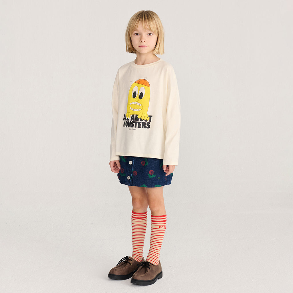 Bobo Choses Child T-shirt Bigtooth Lemon Print Cream