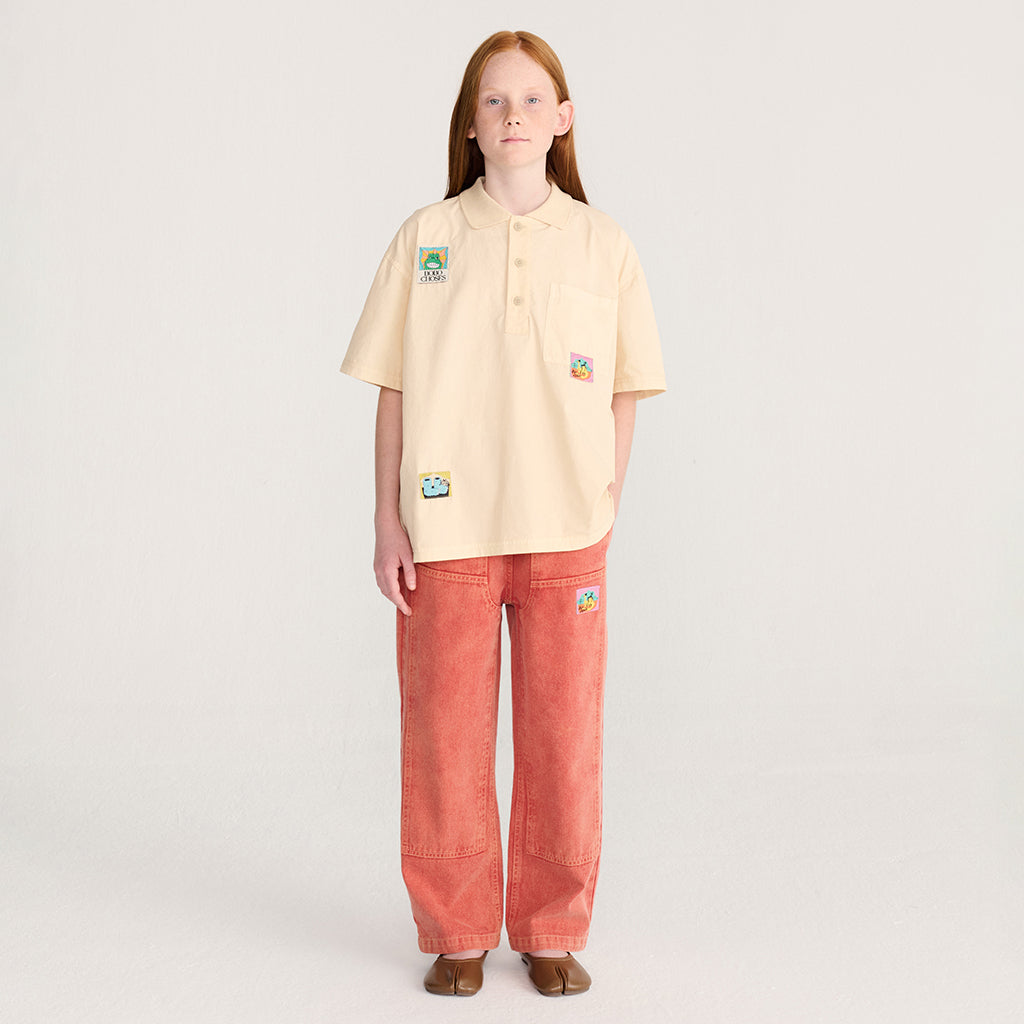 Bobo Choses Child Polo T-shirt Cream