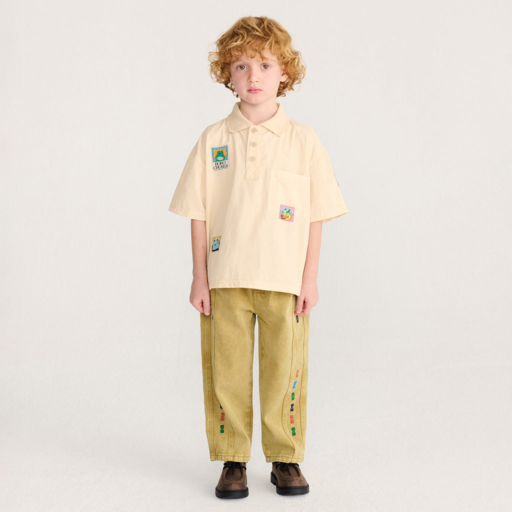 Bobo Choses Child Polo T-shirt Cream