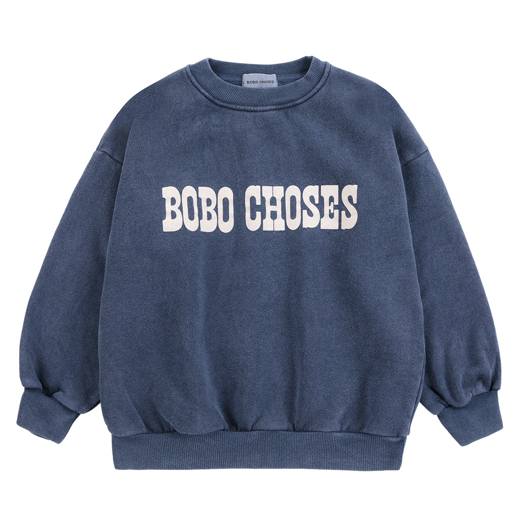 Bobo Choses Child Sweatshirt Pop Midnight Blue