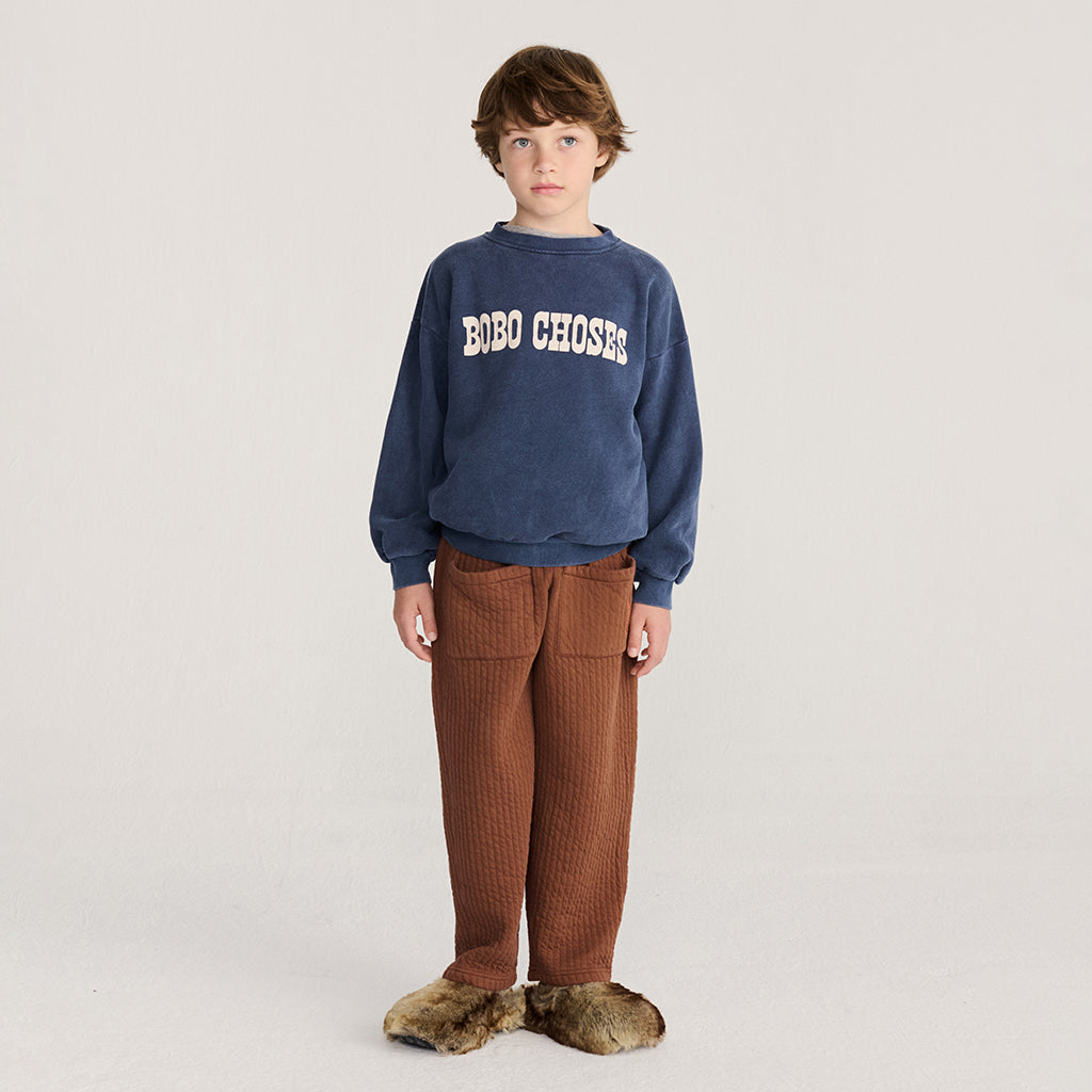 Bobo Choses Child Sweatshirt Pop Midnight Blue
