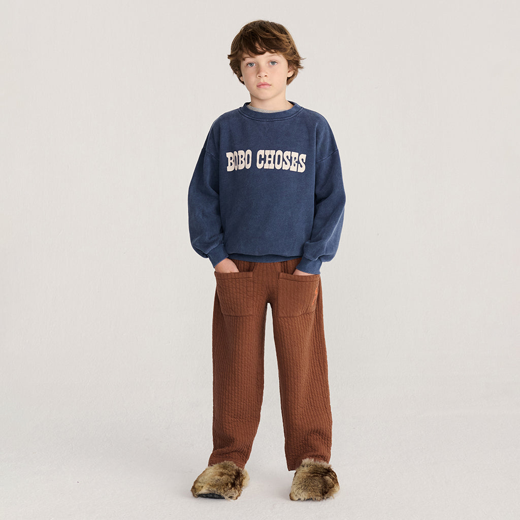 Bobo Choses Child Sweatshirt Pop Midnight Blue