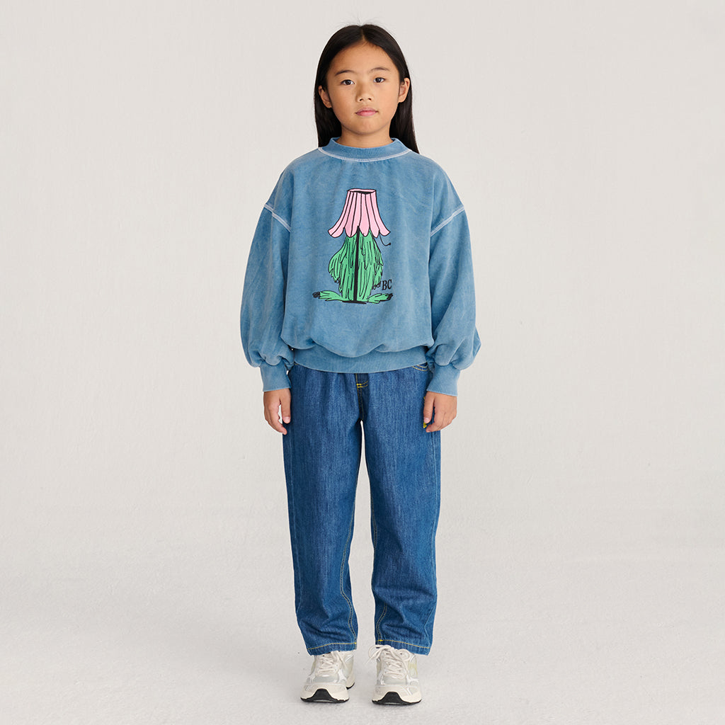 Bobo Choses Child Sweatshirt Hidden Monster Print Blue