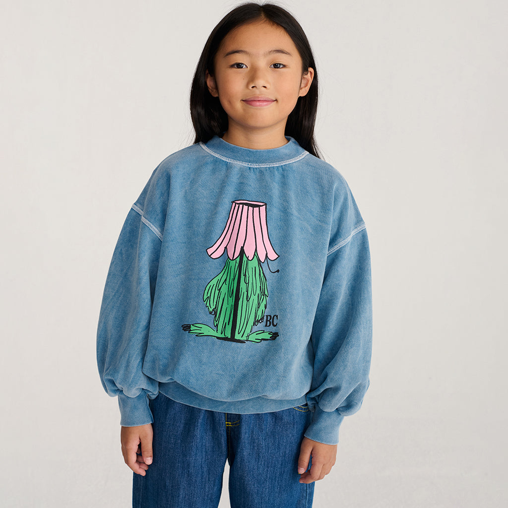 Bobo Choses Child Sweatshirt Hidden Monster Print Blue