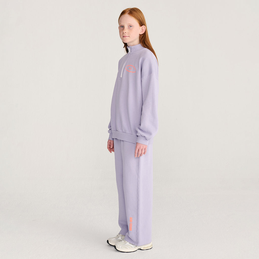 Bobo Choses Child Half Zipped Sweatshirt Lavender Purple