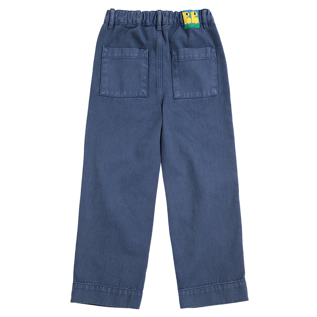 Bobo Choses Child Pants Mr. Footish Knee Pads Midnight Blue