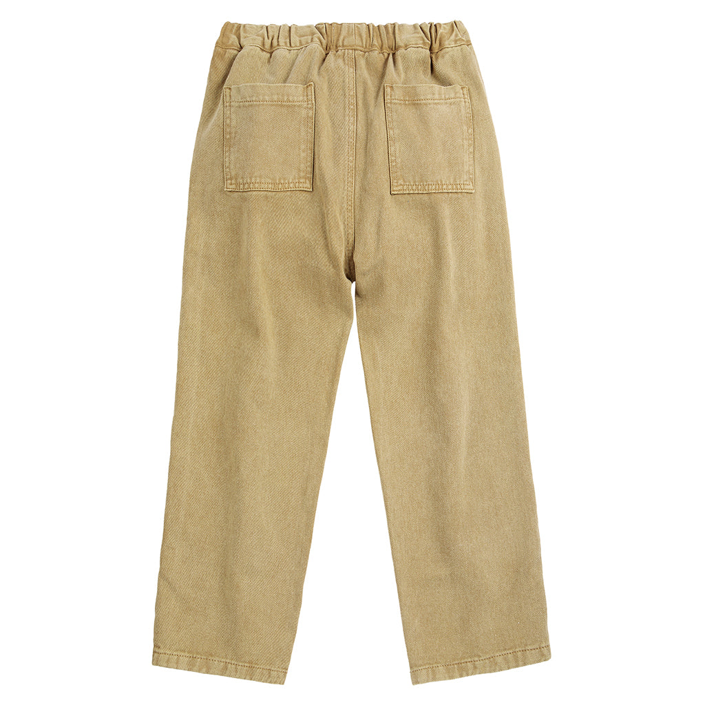 Bobo Choses Child Twill Pants Khaki Beige