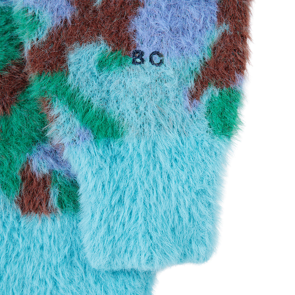 Bobo Choses Child Jacquard Sweater All Over Watercolour Floral Blue