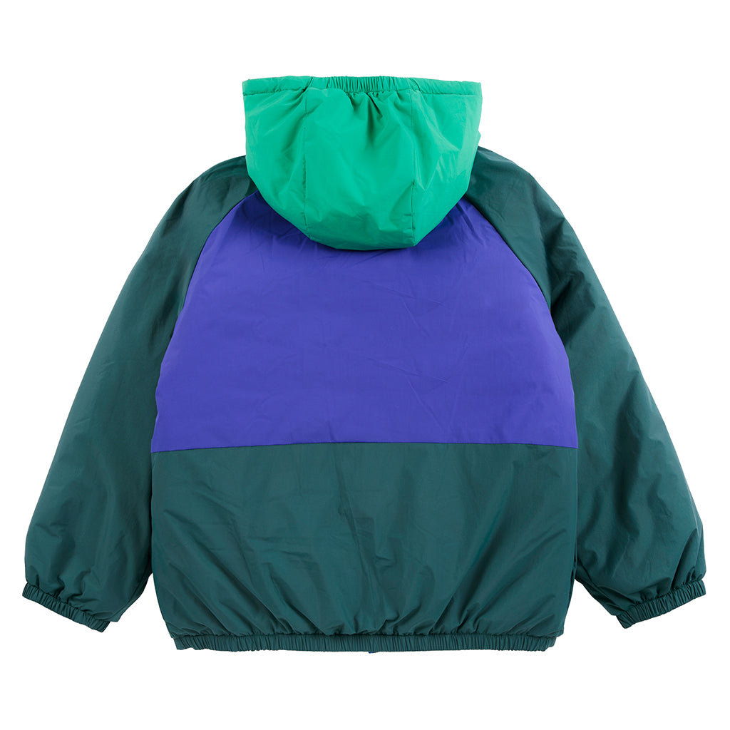 Bobo Choses Child Reversible Jacket All Over Almost Moiré Print Navy Blue