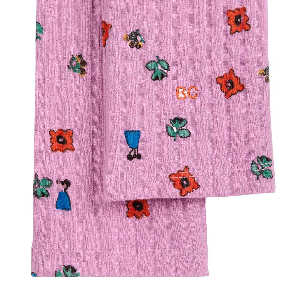 Bobo Choses Child Leggings All Over Blossom Print Pink