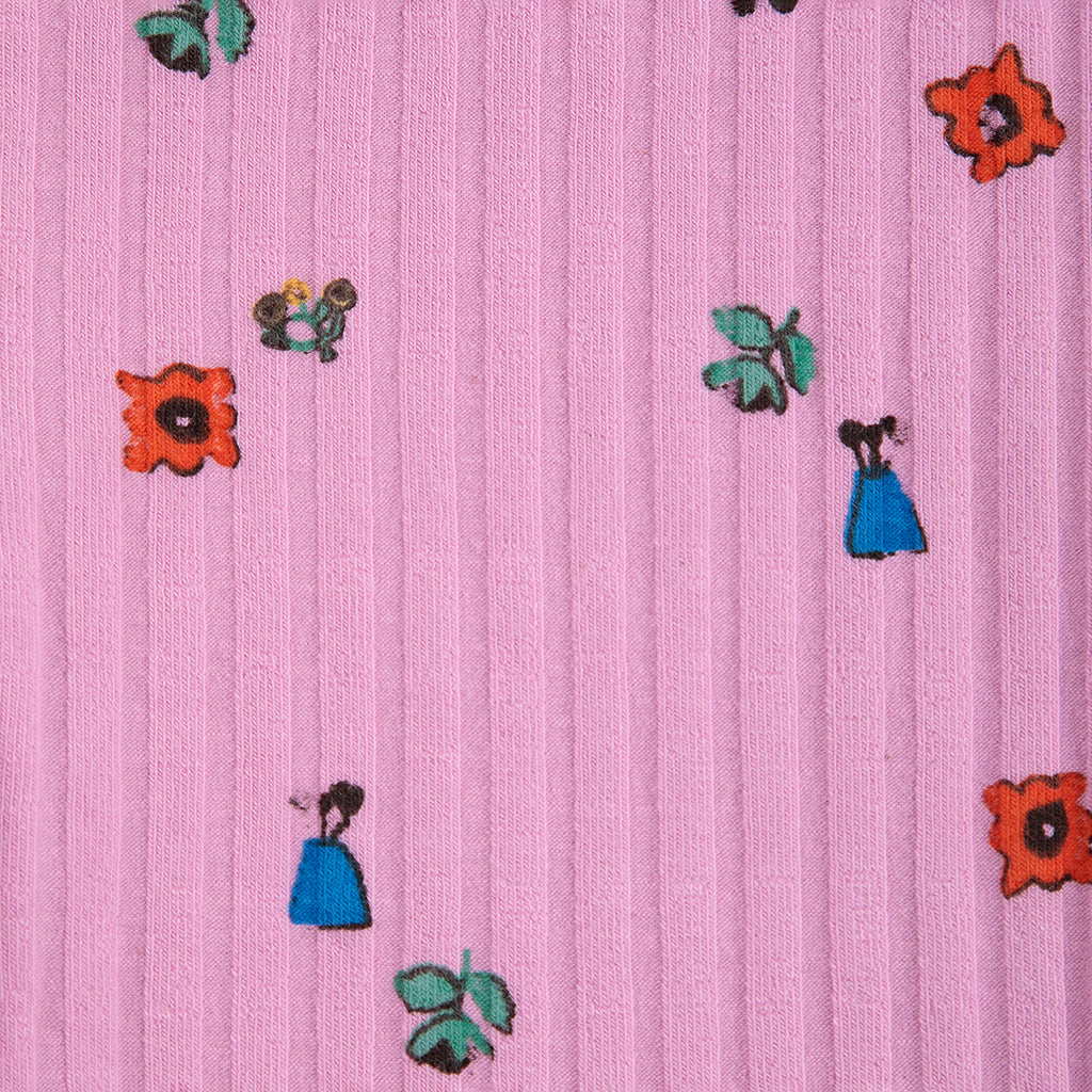 Bobo Choses Child Leggings All Over Blossom Print Pink