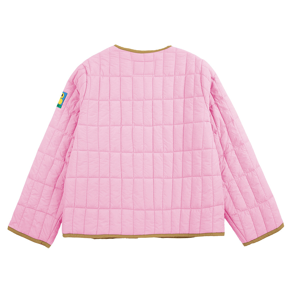 Bobo Choses Child Padded Jacket With Booo Bo Choses Tag Pink