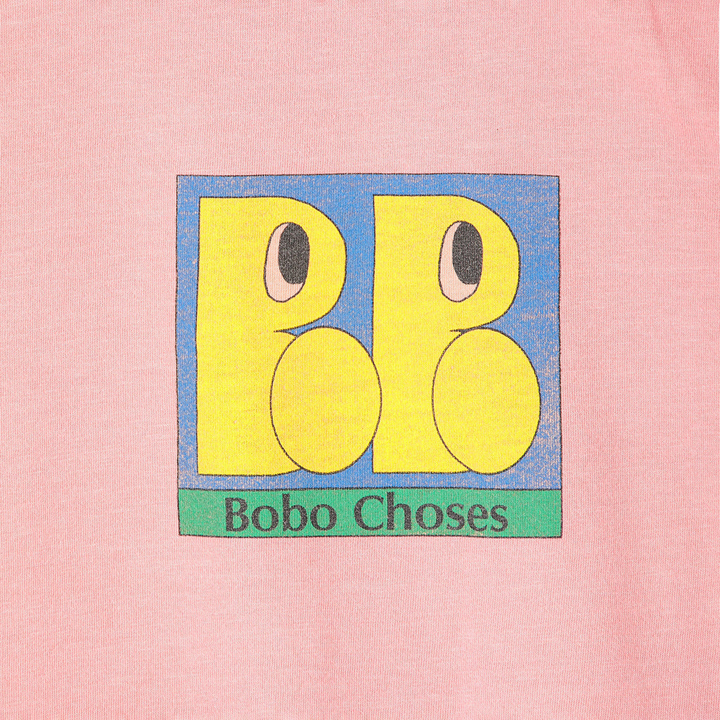Bobo Choses Woman T-shirt All About Monsters Print Light Pink