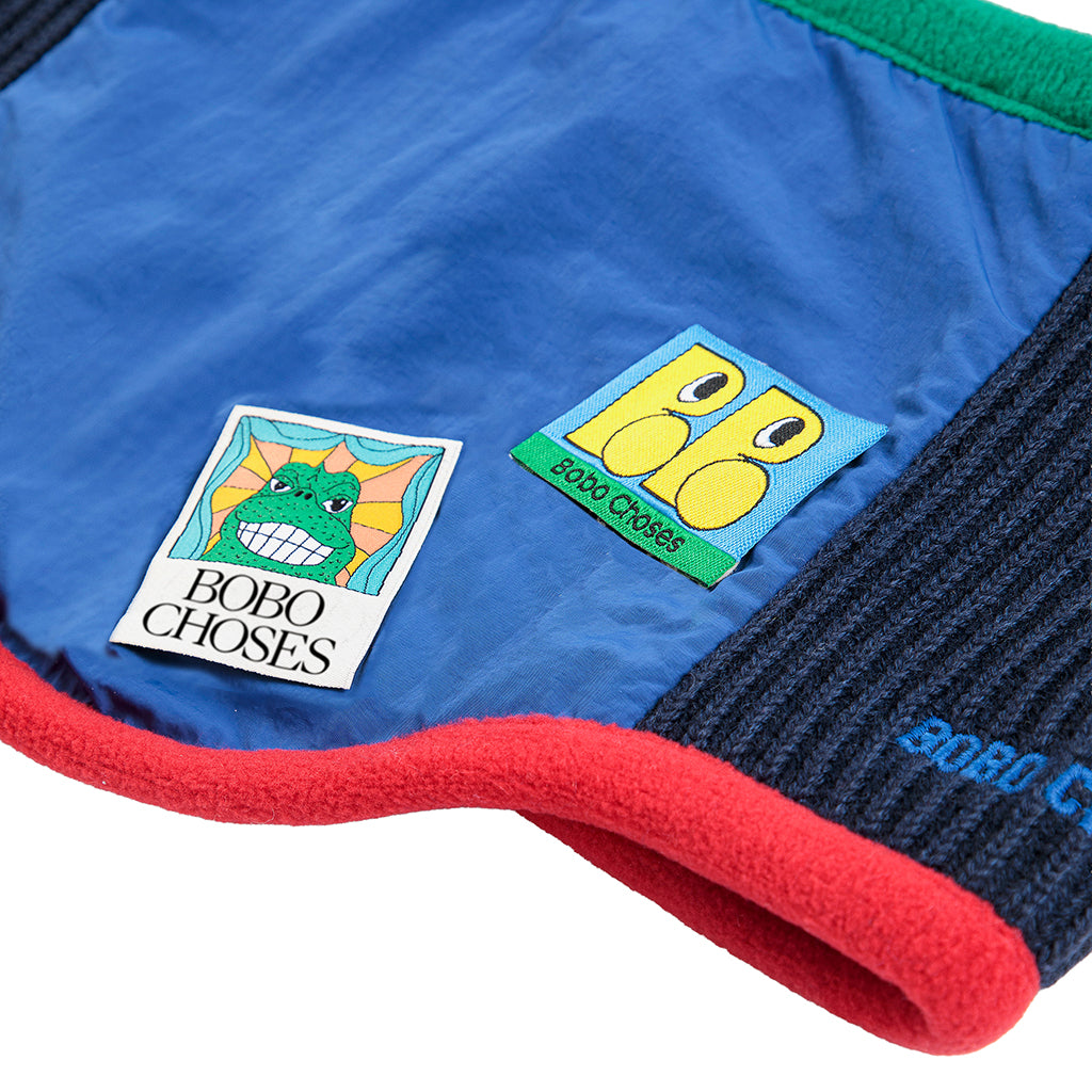 Bobo Choses Child Neck Warmer Scarf Colourblock Blue