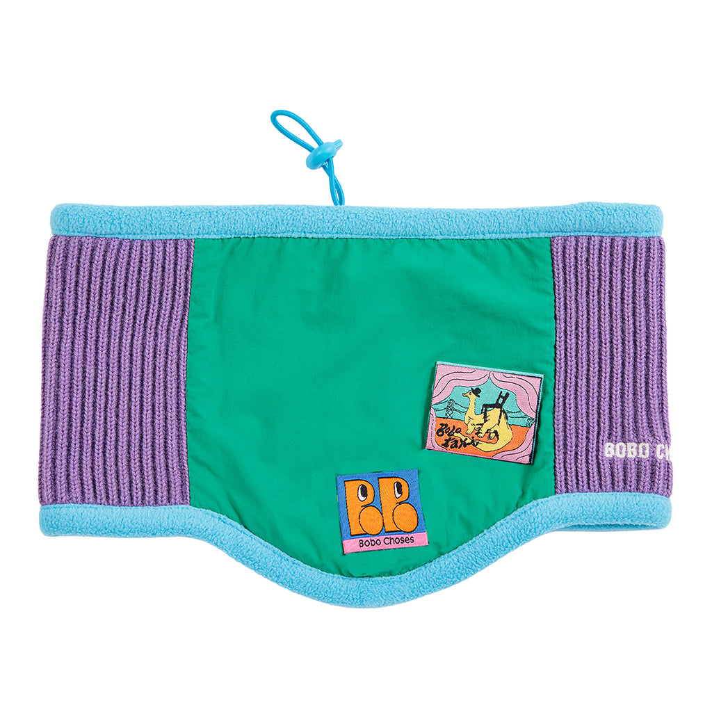 Bobo Choses Child Neck Warmer Scarf Colourblock Green