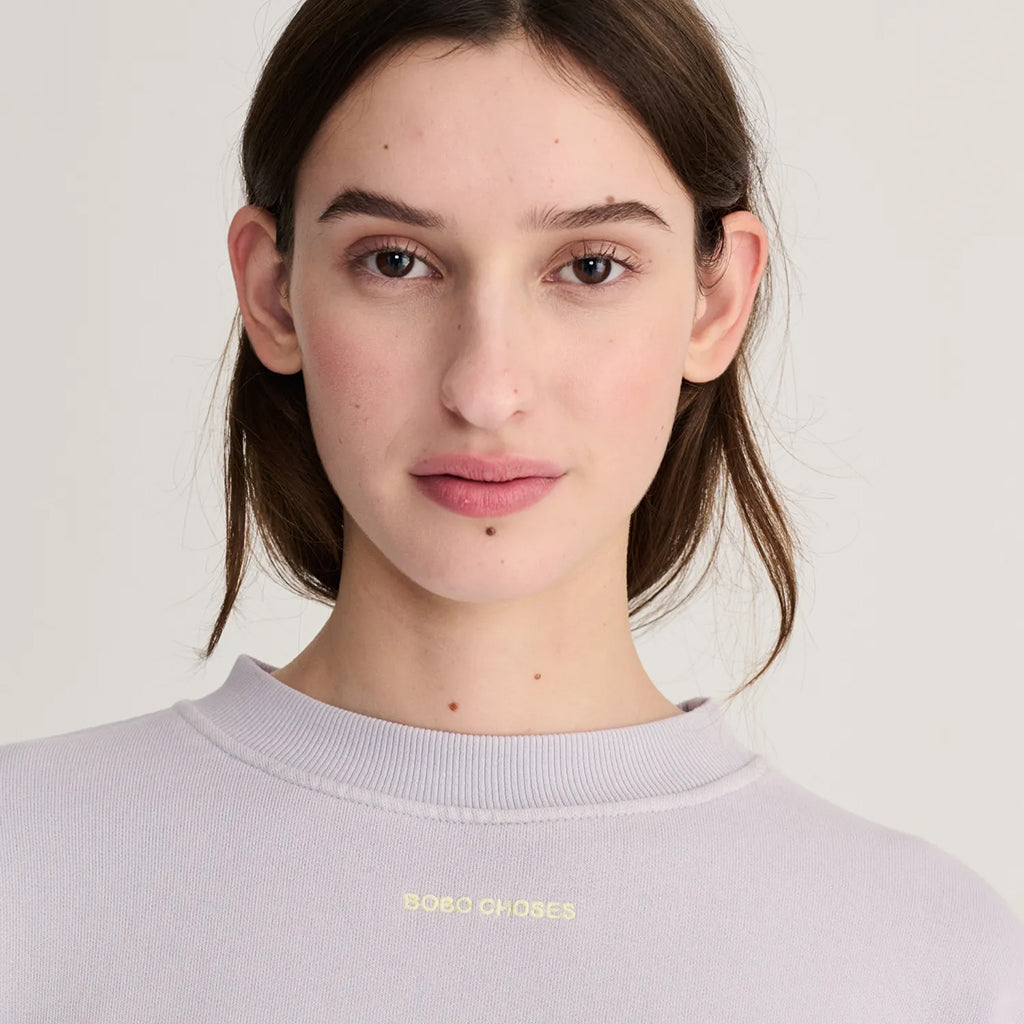 Bobo Choses Woman Ease Sweatshirt Lilac Purple