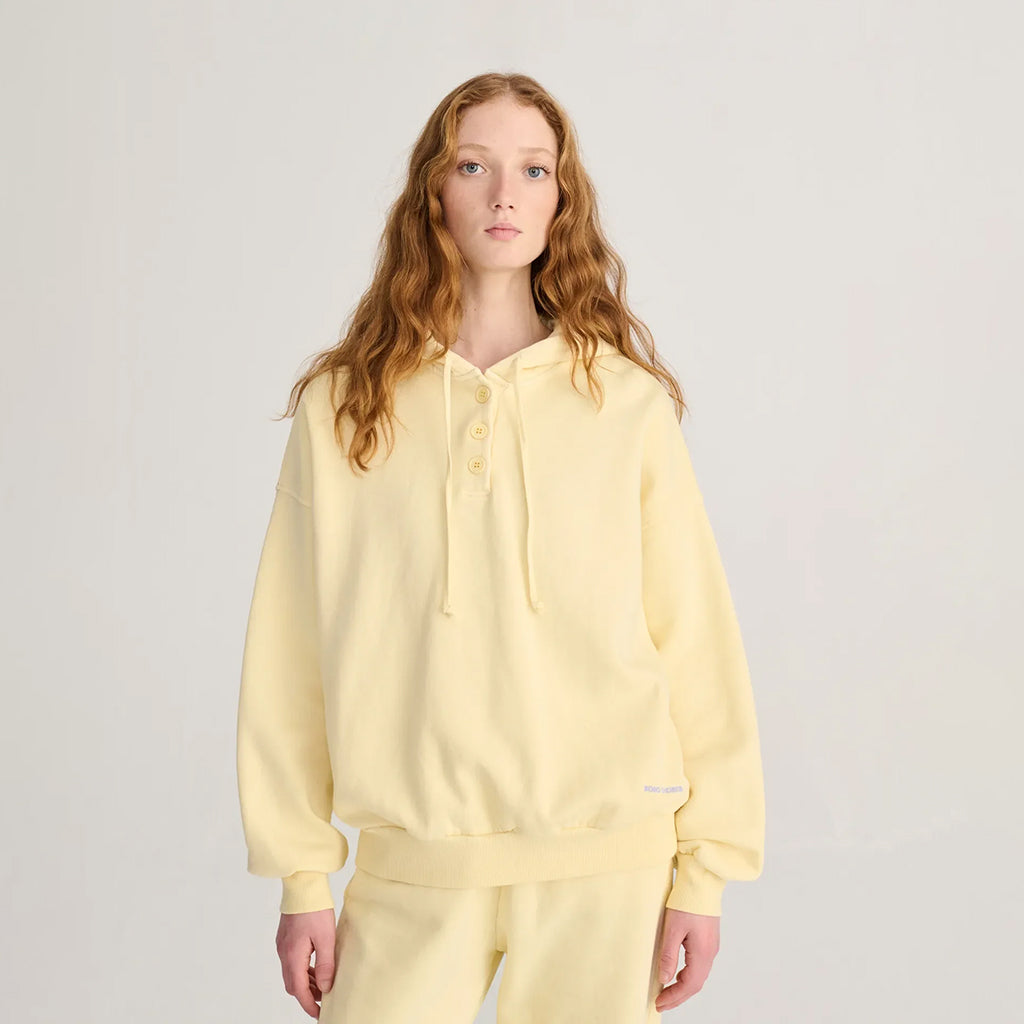 Bobo Choses Woman Nest Hooded Sweatshirt Yellow