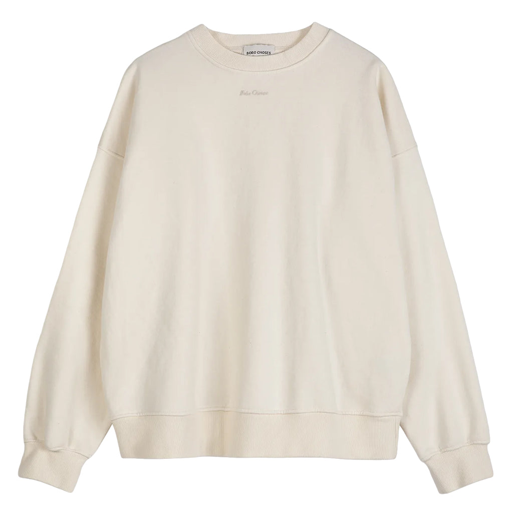 Bobo Choses Woman Ease Sweatshirt Cream