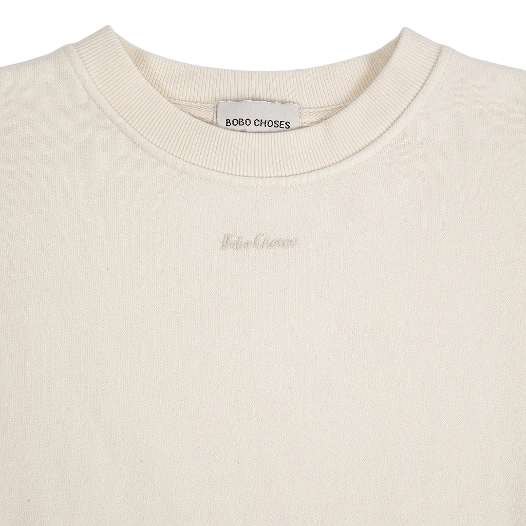 Bobo Choses Woman Ease Sweatshirt Cream