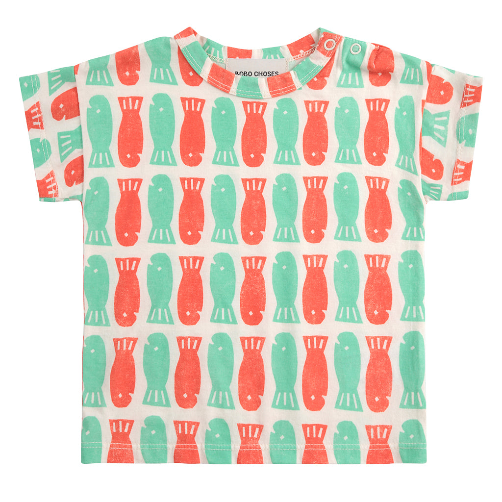 Bobo Choses Baby Lucky Fish All Over T-shirt Multicolour