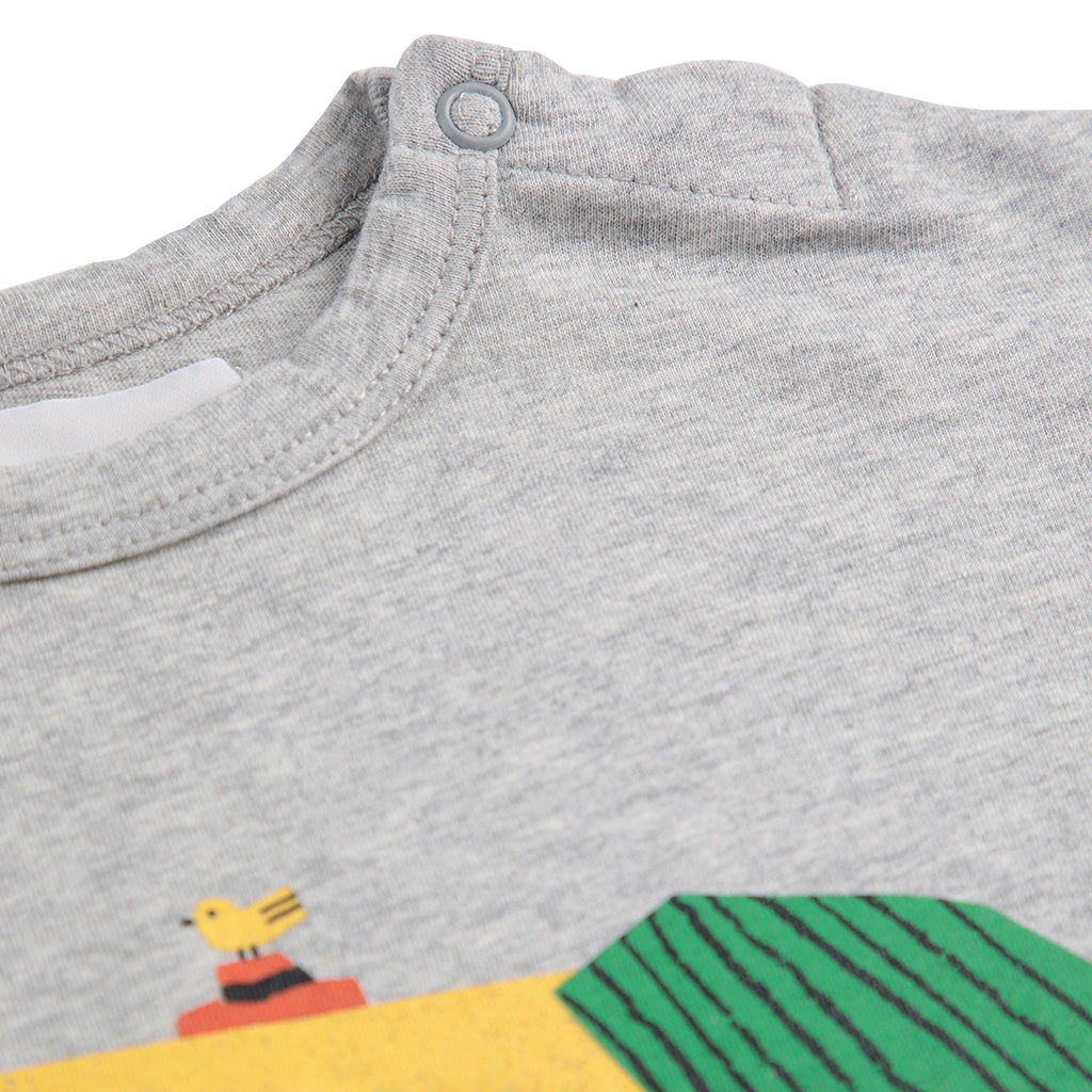 Bobo Choses Baby Happy Dog T-shirt Heather Grey