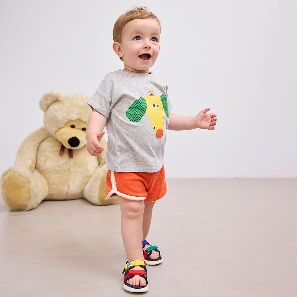 Bobo Choses Baby Happy Dog T-shirt Heather Grey