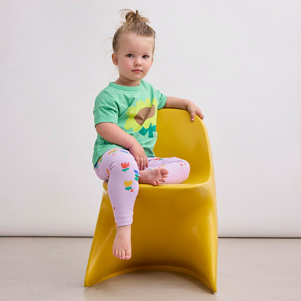 Bobo Choses Baby Sunflower T-shirt Light Green