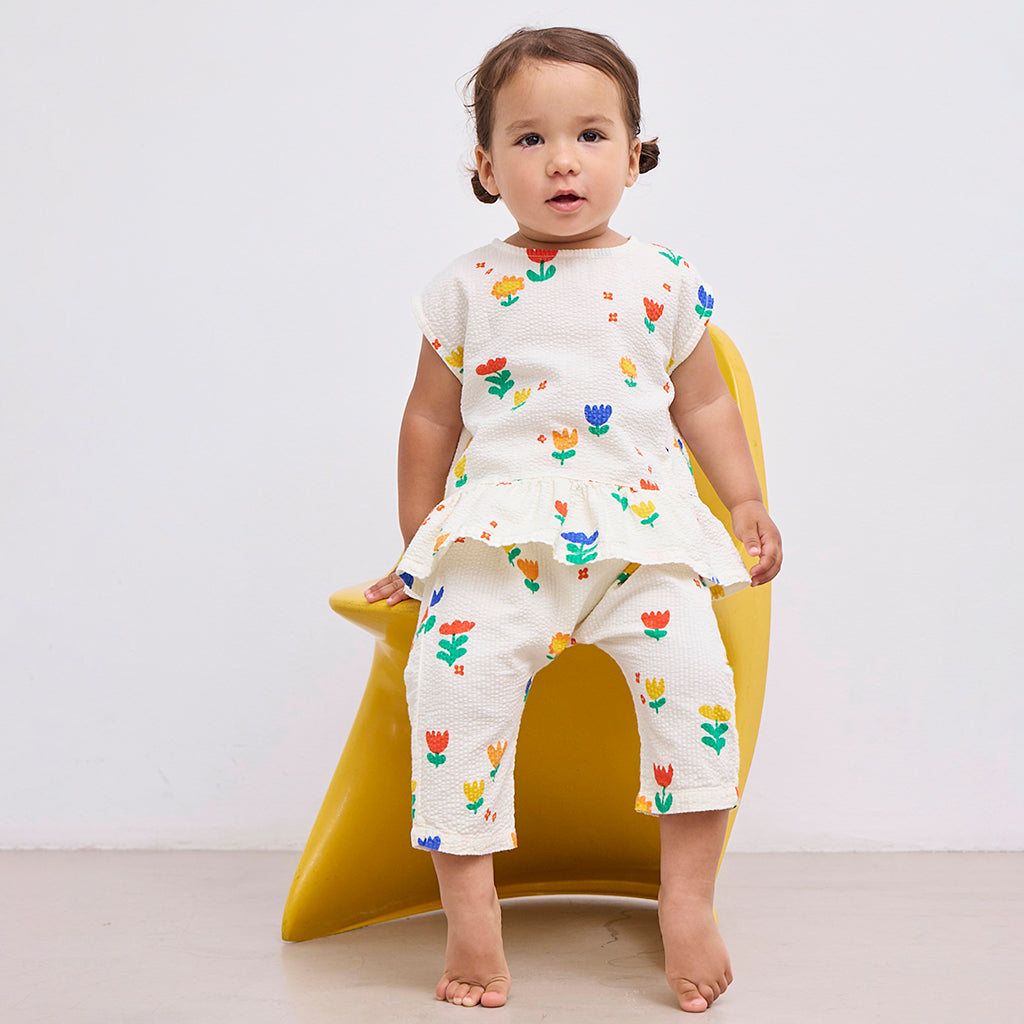 Bobo Choses Baby Garden Party All Over Blouse Cream