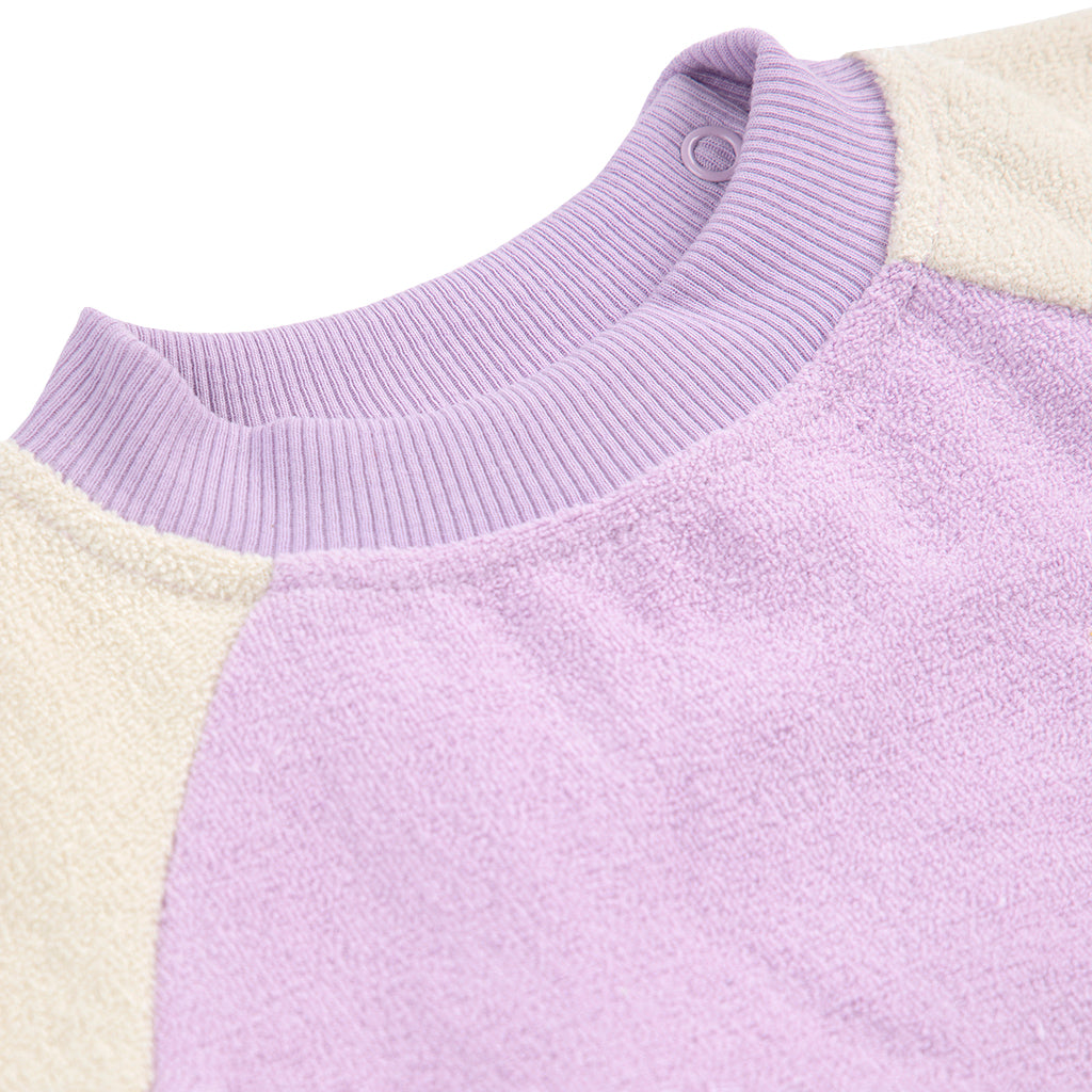 Bobo Choses Baby Colour Block Sweatshirt Lavender Purple