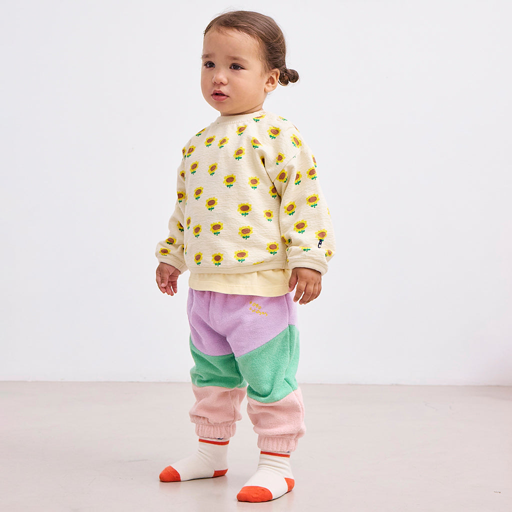 Bobo Choses Baby Sunflower All Over Sweatshirt Beige