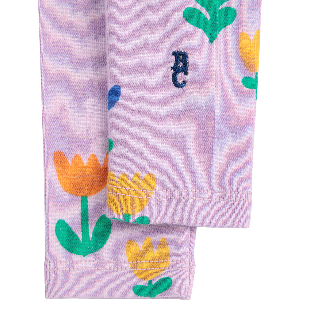 Bobo Choses Baby Garden Party All Over Leggings Lavender Purple