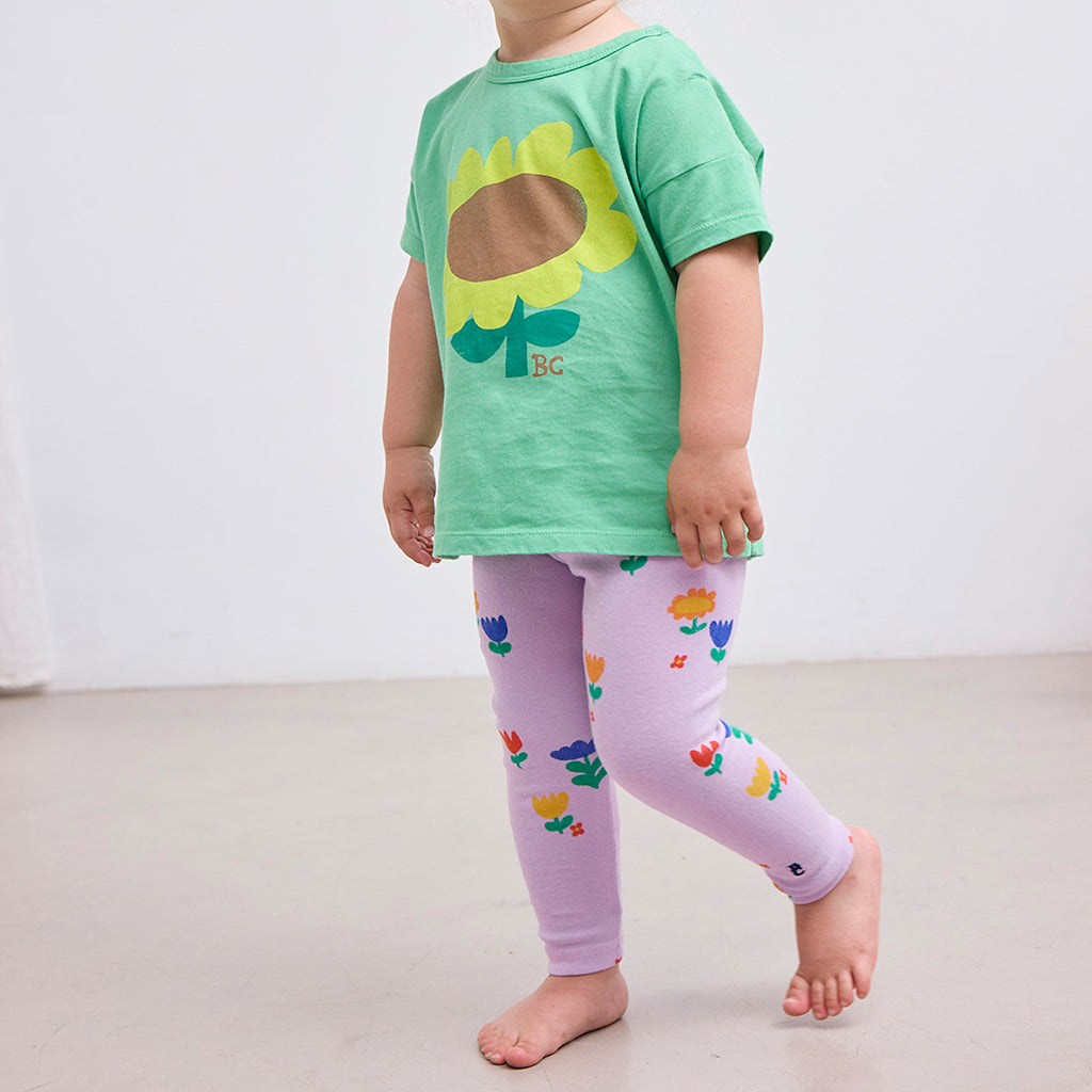 Bobo Choses Baby Garden Party All Over Leggings Lavender Purple