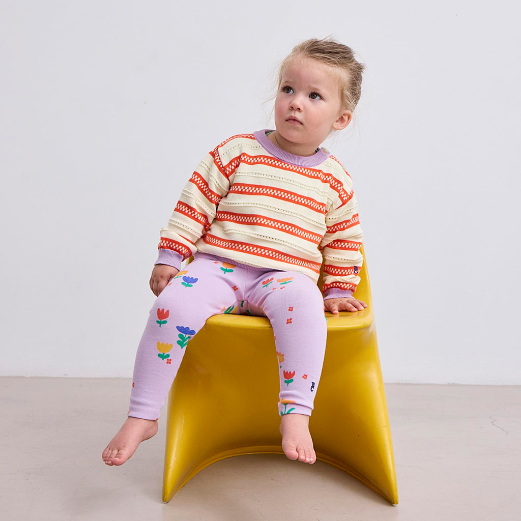 Bobo Choses Baby Garden Party All Over Leggings Lavender Purple