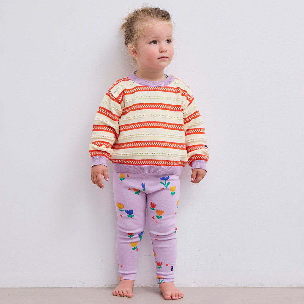 Bobo Choses Baby Garden Party All Over Leggings Lavender Purple