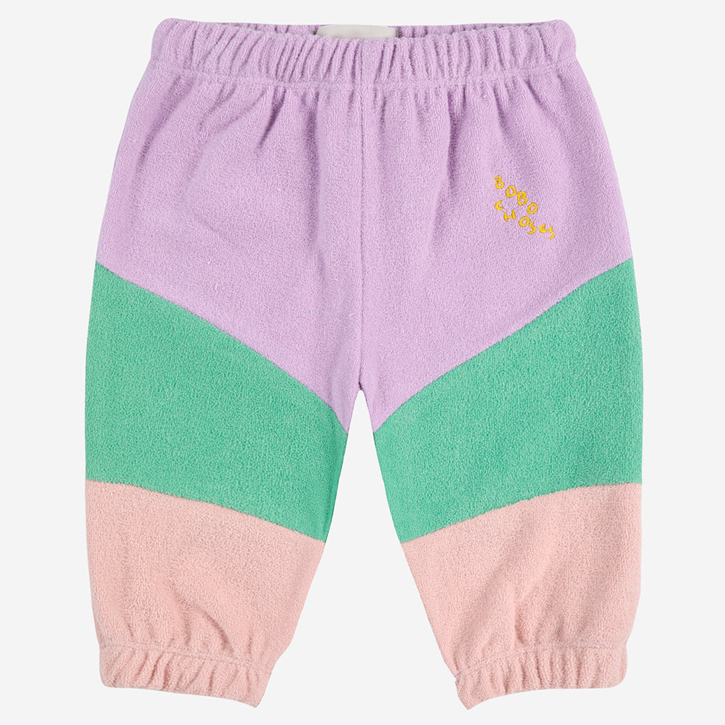 Bobo Choses Baby Colour Block Sweatpants Lavender Purple