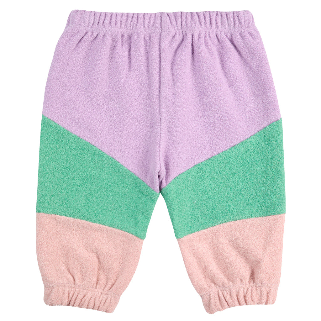 Bobo Choses Baby Colour Block Sweatpants Lavender Purple