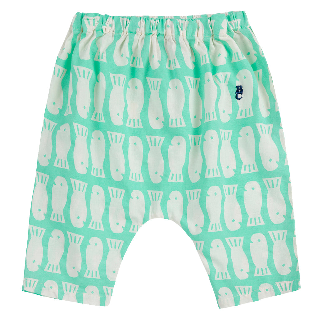 Bobo Choses Baby Lucky Fish All Over Pants Light Green