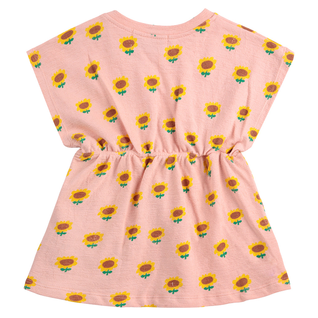 Bobo Choses Baby Sunflower All Over Dress Light Pink