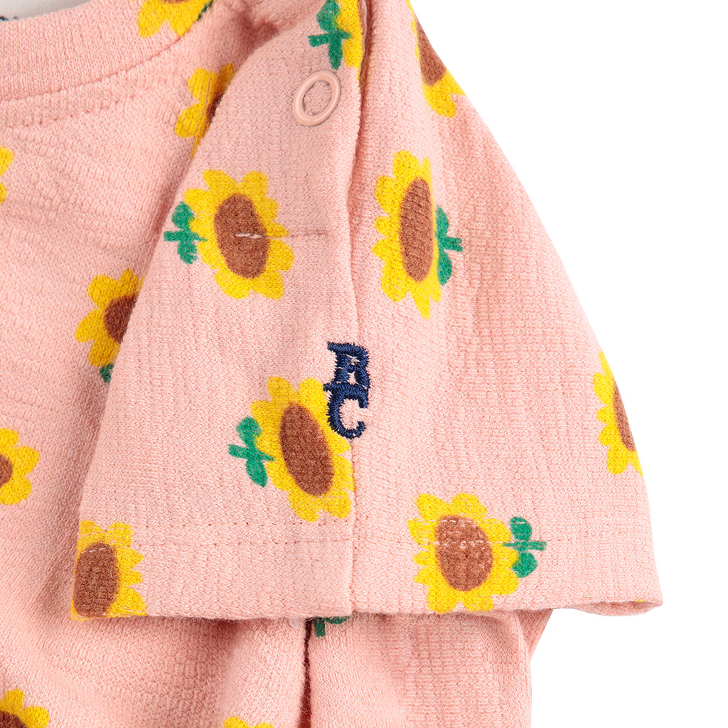 Bobo Choses Baby Sunflower All Over Dress Light Pink