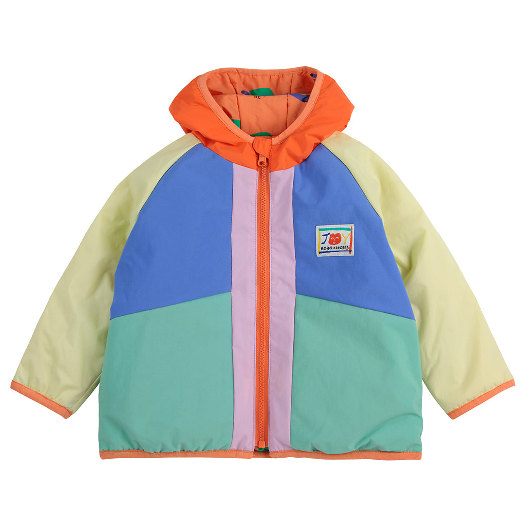 Bobo Choses Baby Colour Block Reversible Light Anorak Jacket Multicolour