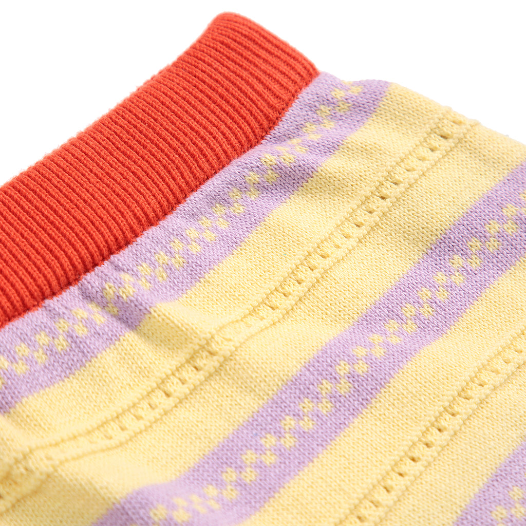 Bobo Choses Baby Flower Knitted Two Piece Set Yellow