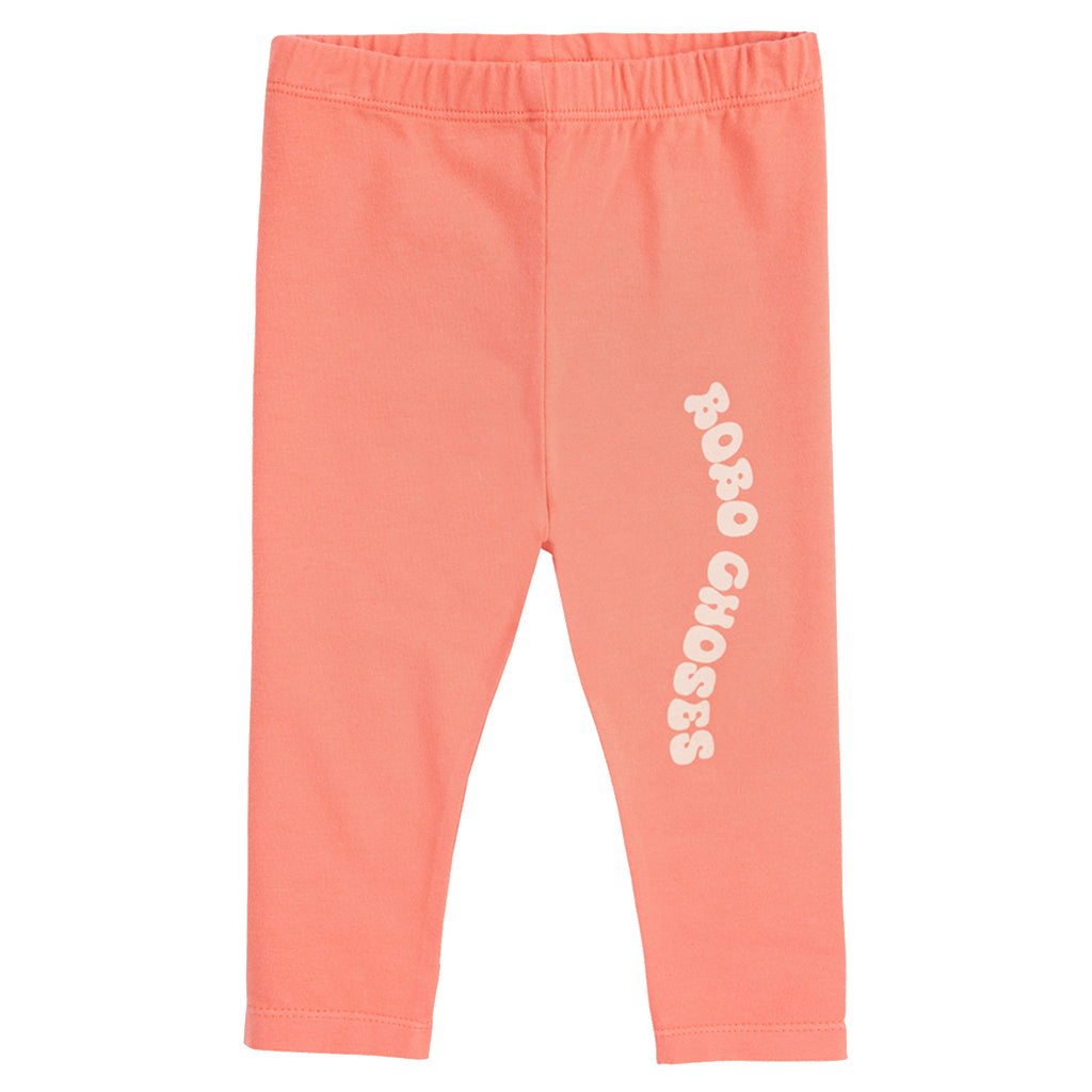 Bobo Choses Baby Wavy Bobo Choses Leggings Coral Pink