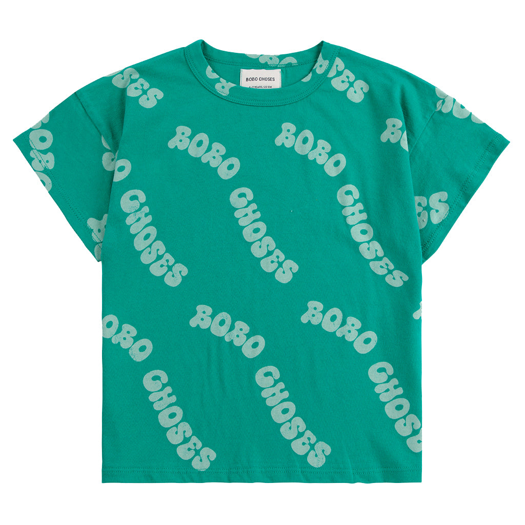 Bobo Choses Child Wavy Bobo Choses All Over T-shirt Green