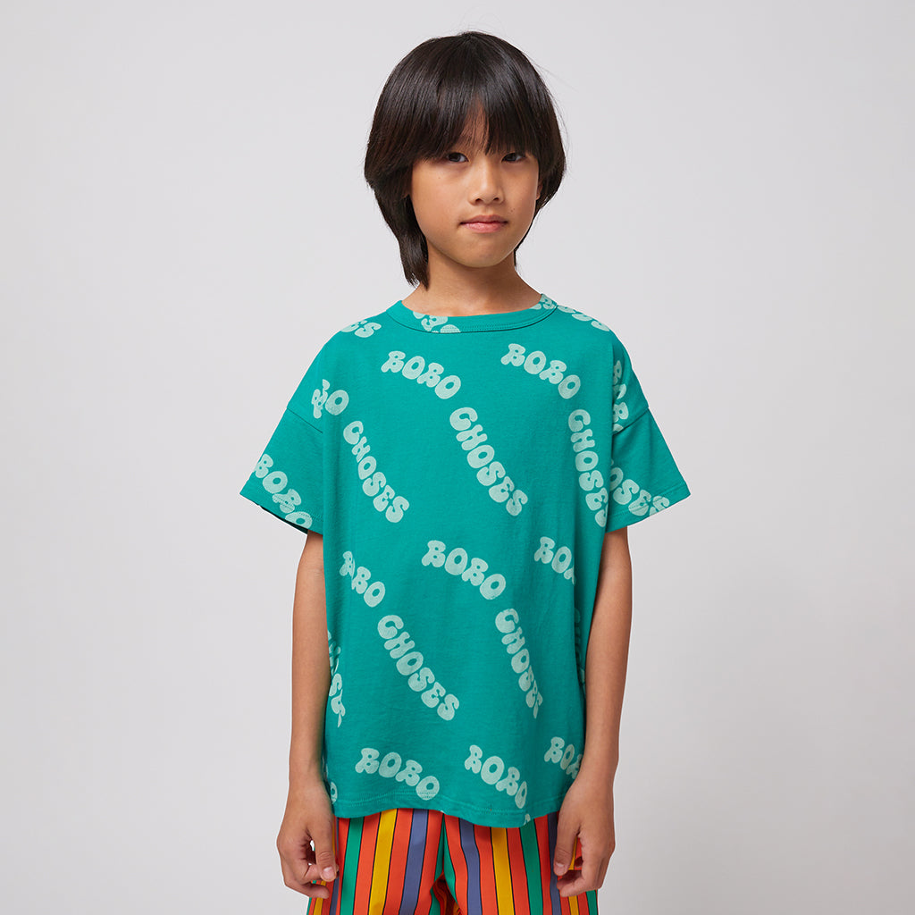 Bobo Choses Child Wavy Bobo Choses All Over T-shirt Green