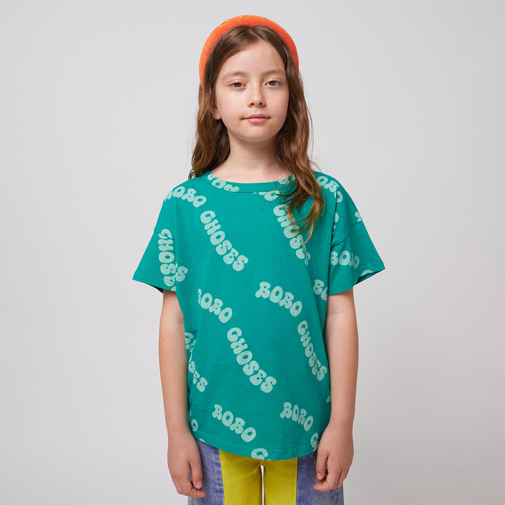 Bobo Choses Child Wavy Bobo Choses All Over T-shirt Green