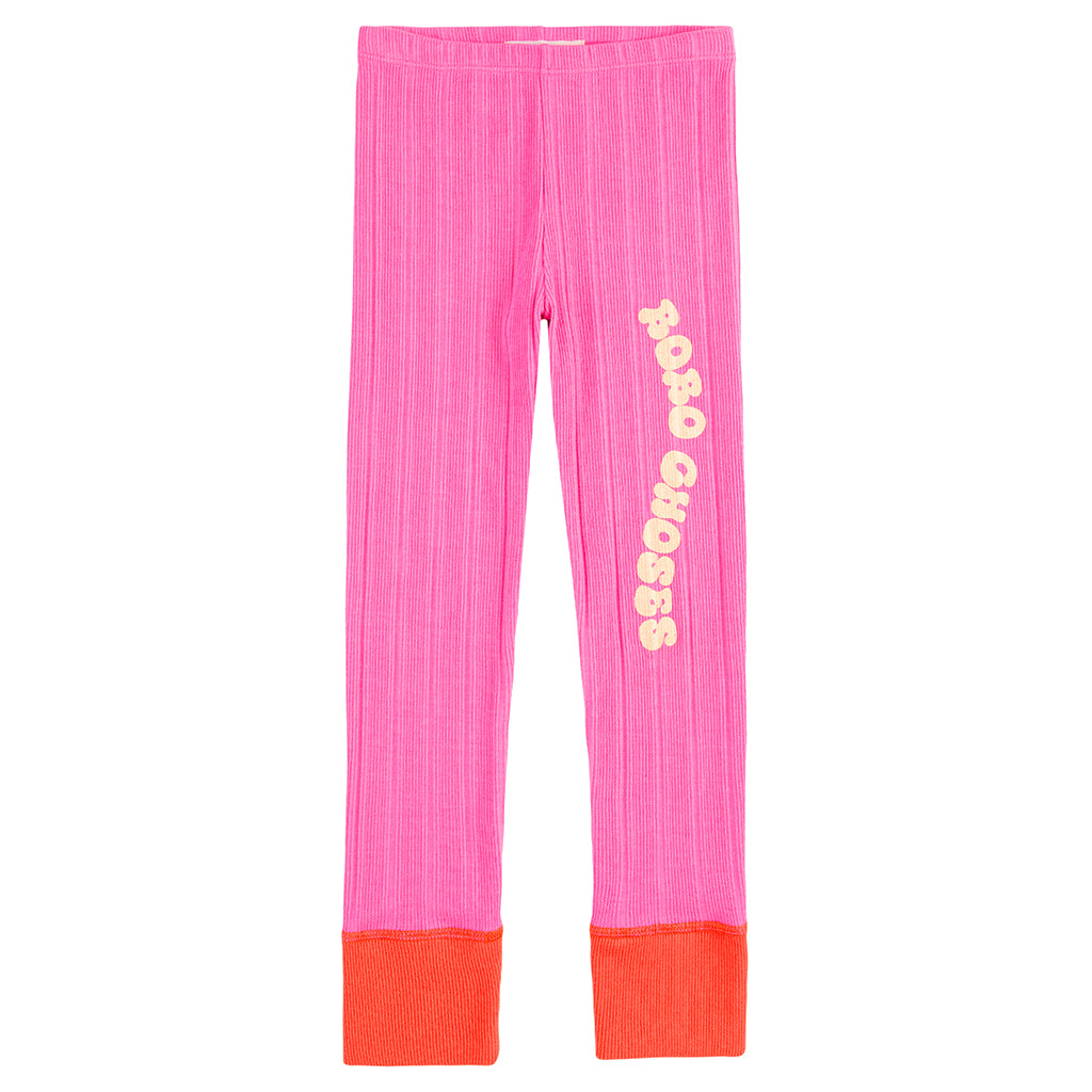 Bobo Choses Child Wavy Bobo Choses Leggings Fuchsia Pink