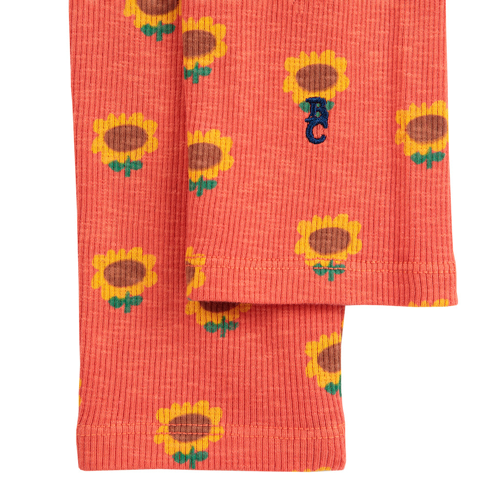 Bobo Choses Child Sunflower All Over Leggings Red
